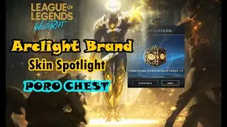 Wild Rift Opening a Poro Skin Chest | Arclight Brand Skin Spotlight | League of Legends Wild Rift