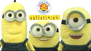 Build-A-Bear Minions Kevin, Bob, and Stuart from Build-A-Bear Workshop