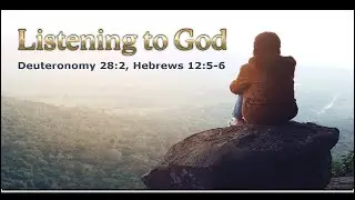 God speaks to us everyday | Listening to God | Hebrews 12_5_6 | Dr. Matthew Webster- Acts 433 Church