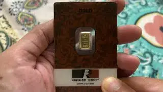 Bangalore Refinery 1 Gram Gold Unboxing | BRPL 24K Gold Bar 1 Gram
