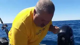 Double header on Northern King lures...snap swivel unhooked in the net angling Manitoulin Island