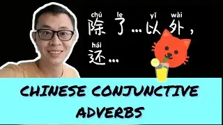 关联词 Chinese conjunctive adverbs 除了...以外，...还...    besides   also