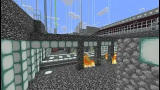 Minecraft ship route: Falconridge to Badhaven (with a tour of Cannon Stadium along the way)
