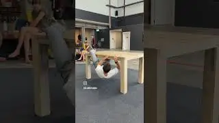 Table challenge with @JorgePacker , have you tried it? #funtraining #table #climbingadventures