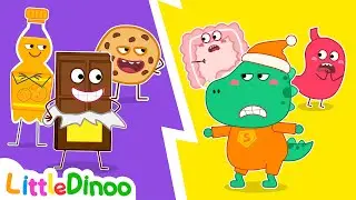 What If We Stop Brushing Teeth No Eat Before Bed⭐| Educational Kids Stories | Little Dinoo Official