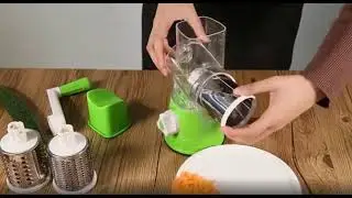 Tabletop Drum Grater Food Slicer Vegetables Grater