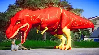 ⚡ Reverse Flash I-Rex vs. Venom Godzilla! Magneto Megalodon Joins the Battle! 💥🦖