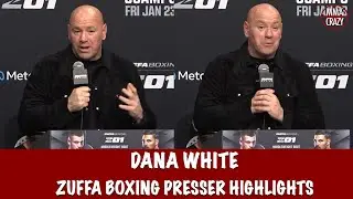 Dana White Zuffa Boxing Press Conference Highlights