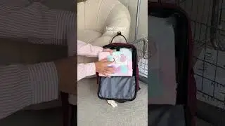 ASMR Unpack Hasky Backpack #ootdkampus#tas #tasransel #backpack #ootdguide #tassekolah #ootd #outfit