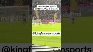 Thuram kick goal against Barcelona. #dumfries #intermilan #barcelona #championsleague #fyp #thuram