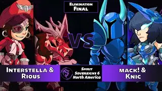Interstella & Rious vs mack! & Knic - Elimination Final - Spirit Sovereigns 6 - NA 2v2