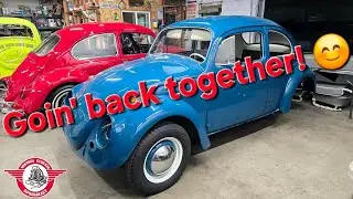 Ежедневное обновление от мастерской VCS Vintage VW Restoration, эпизод 573: работы над «Жуками» 1...