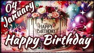 Поздравления с днем ​​рождения 4 января 🎉💖🌲 | Песня &laquo;С днем ​​рождения&raquo; #празднованиеднярождения ...
