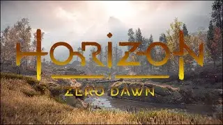 Relaxing Nature Ambience With Music/ River and Rain Sounds/ Horizon Zero Dawn