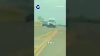 Dashcam captures plane crash in U.S. | 9 News Australia