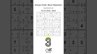 MavonX's Hard Sudoku: Identical Sibling #1
