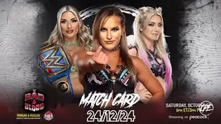 WWE 2K24 BAD BLOOD PLE MATCH CARD ON DECEMBER 24TH! ON MY CHANNEL