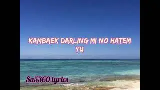 Saba- Kambaek (Lyrics)