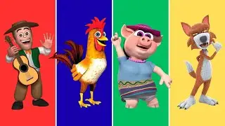 Colores para niños 👶 con los personajes de La Granja de Zenón 🐓
