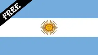 Flag Of Argentina | Flag Of The World | Copyright Free Videos | Green Screen Production
