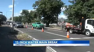 BWS works to repair water main break in Palama