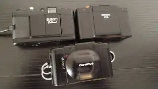 35 mm compact shootout! Olympus XA vs Minox ML vs Chinon Bellami. With samples!