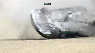 Ferrari Challenge Europe (Coppa Shell) 2020. Q2 Autodromo di Imola. Thomas Gostner Crash Roll