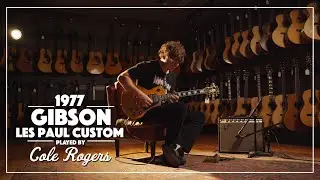1977 Gibson Les Paul Custom played by Cole Rogers | Live from Carter Vintage Guitars | Nashville, TN
