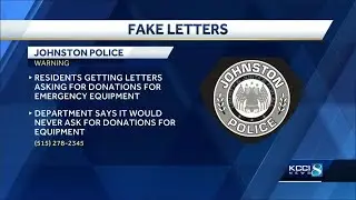 Johnston residents warned of letters asking for police department donations