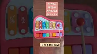 Tum Pass Aaye Hindi Song Xylophone tutorial #xylophone #music #hindisong