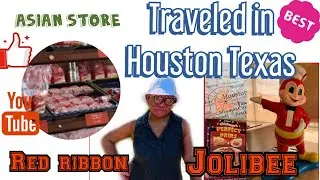 Vlog  #41 Traveled  in Houston Texas (Asian store,Red ribbon , Jollibee)