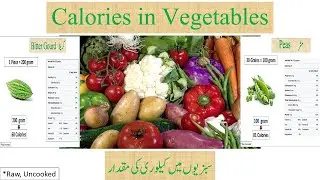Calories in vegetables