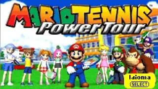 Hoy voy a jugar Mario tennis power tour en el emulador gba 