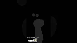 pov: when the game says shift to sprint #animationsoftware #gameinterface #horrorgamecommunity