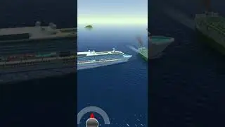 Cruise Ship hit livestock Cargo Ship - Ship Handling Simulator #game