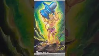 Hanuman painting by Rajesh Kumar 🙏🙏🙏