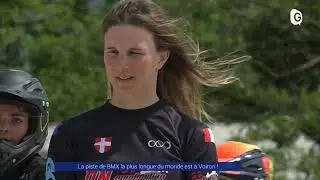 Reportage - La piste de BMX la plus longue du monde est &agrave; Voiron !