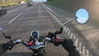 Honda Monkey 125 | Max speed with headwind