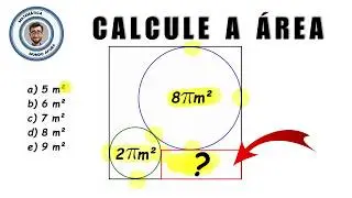 Qual a ÁREA DO RETÂNGULO? 🟥 Desafio de Geometria. Só Pitágoras acertou! rsrsr
