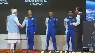 Who are the 4 astronauts selected for India's Gaganyaan mission?