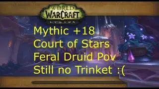 Mythic +18 Court of Stars Feral Druid PoV - [10.0.5 Dragonflight]