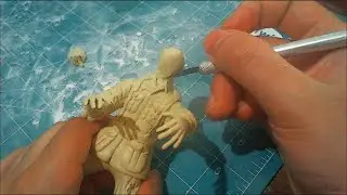 WW2 Zombie Soldier Made From Epoxy Clay