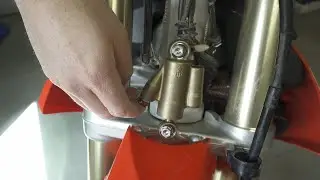 Honda CRF Steering Damper Steering Stabilizer Install