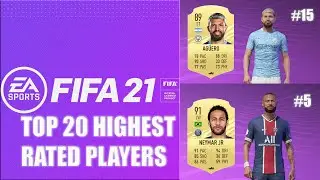 TOP 20 HIGHEST RATED PLAYERS IN FIFA 21