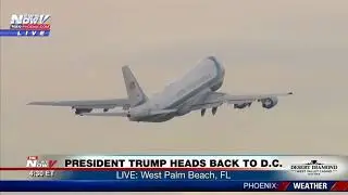 THIS May Be The Best Air Force One Takeoff You See In 2018 (FNN)