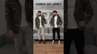Men&rsquo;s Camouflage Jacket - Left Or Right? #mensfashion
