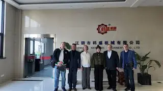Follow the pace of Russian customers cloud visit Kesheng Machinery！