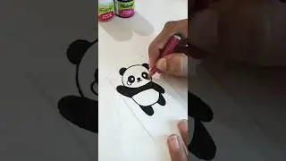🐼 BOOKmark ! #youtube #aesthetic #bookmark #panda