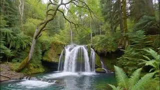 Tranquil Forest River 🌲 | Anxiety Relief & 癒しの自然音 Healing Nature Sounds for Deep Sleep