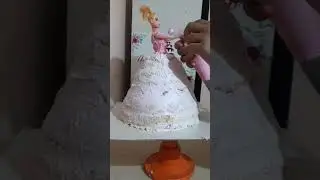 Barbie doll cake #honey pot home made cakes